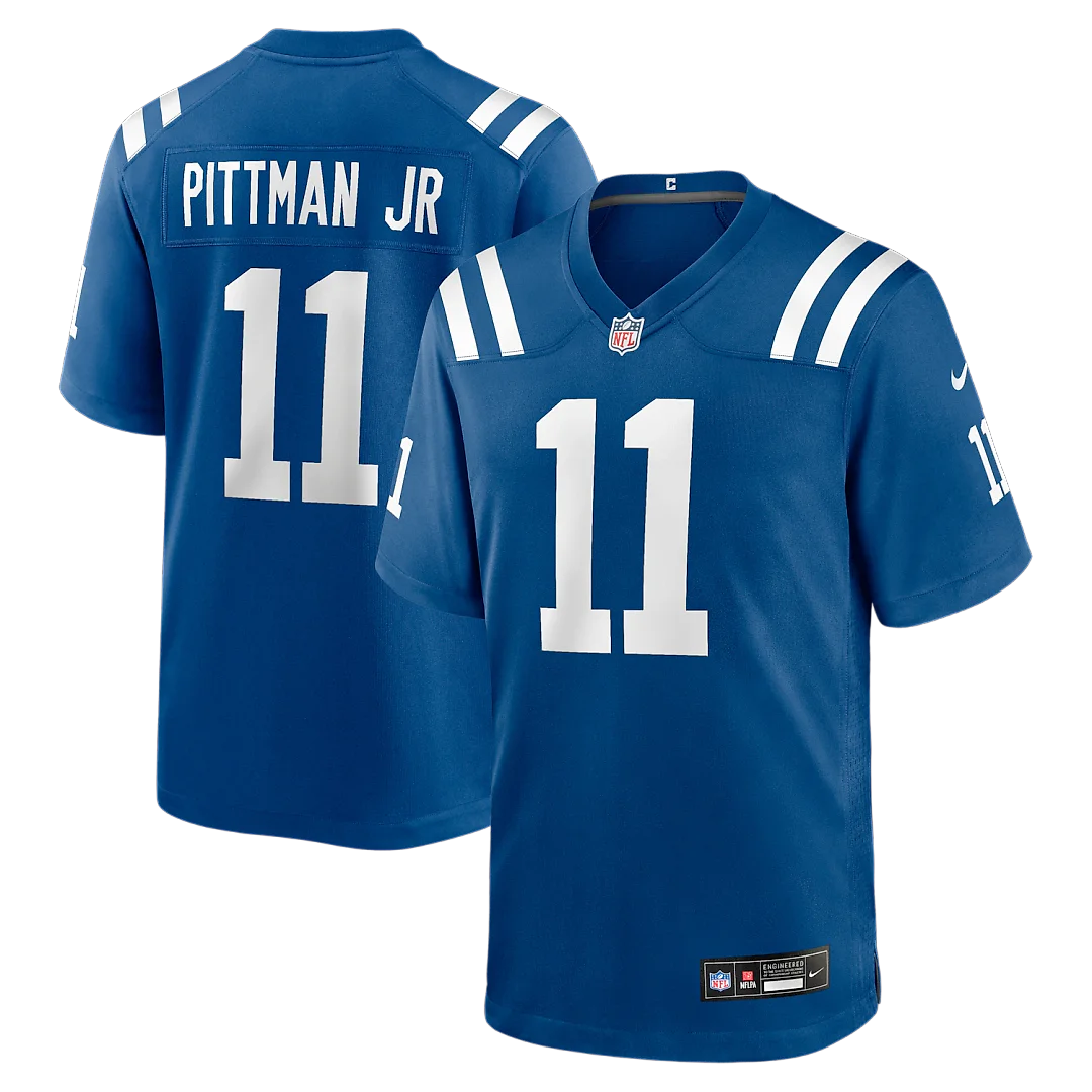 Zennovawear Michael Pittman Jr. Indianapolis Colts Player Game Jersey - Royal