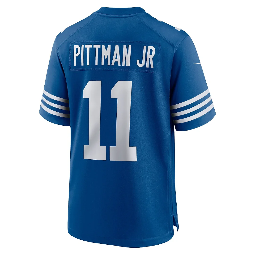 Zennovawear Michael Pittman Jr. Indianapolis Colts Alternate Game Jersey - Royal