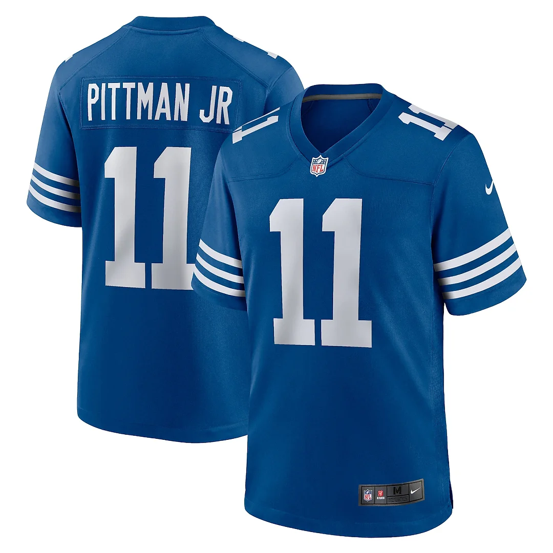 Zennovawear Michael Pittman Jr. Indianapolis Colts Alternate Game Jersey - Royal