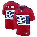 Zennovawear Michael Strahan New York Giants Alternate Retired Player Game Jersey - Century Red