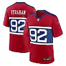 Zennovawear Michael Strahan New York Giants Alternate Retired Player Game Jersey - Century Red