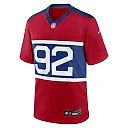 Zennovawear Michael Strahan New York Giants Alternate Retired Player Game Jersey - Century Red