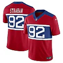 Zennovawear Michael Strahan New York Giants Alternate Vapor FUSE. Retired Player Limited Jersey - Century Red