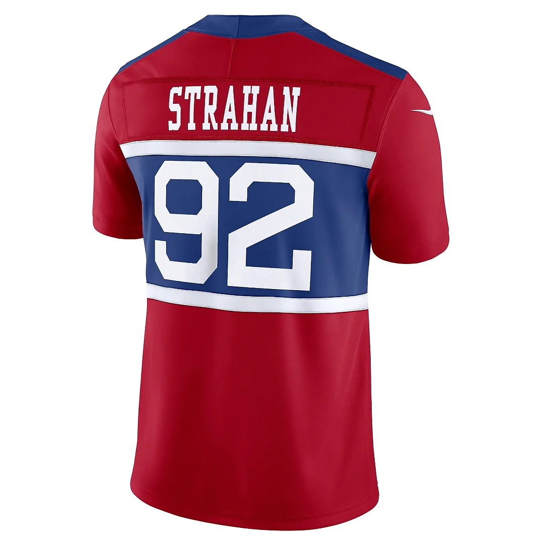Zennovawear Michael Strahan New York Giants Alternate Vapor FUSE. Retired Player Limited Jersey - Century Red