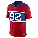 Zennovawear Michael Strahan New York Giants Alternate Vapor FUSE. Retired Player Limited Jersey - Century Red