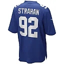 Zennovawear Michael Strahan New York Giants Game Retired Player Jersey - Royal