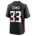 Zennovawear Michael Turner Atlanta Falcons Game Retired Player Jersey - Black
