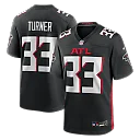 Zennovawear Michael Turner Atlanta Falcons Game Retired Player Jersey - Black