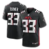 Zennovawear Michael Turner Atlanta Falcons Game Retired Player Jersey - Black
