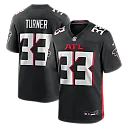 Zennovawear Michael Turner Atlanta Falcons Game Retired Player Jersey - Black