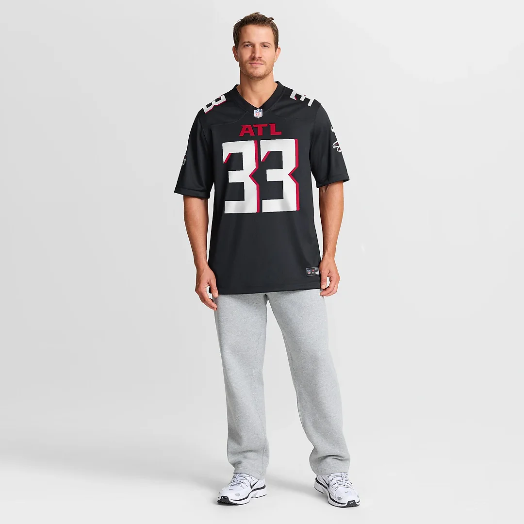 Zennovawear Michael Turner Atlanta Falcons Game Retired Player Jersey - Black