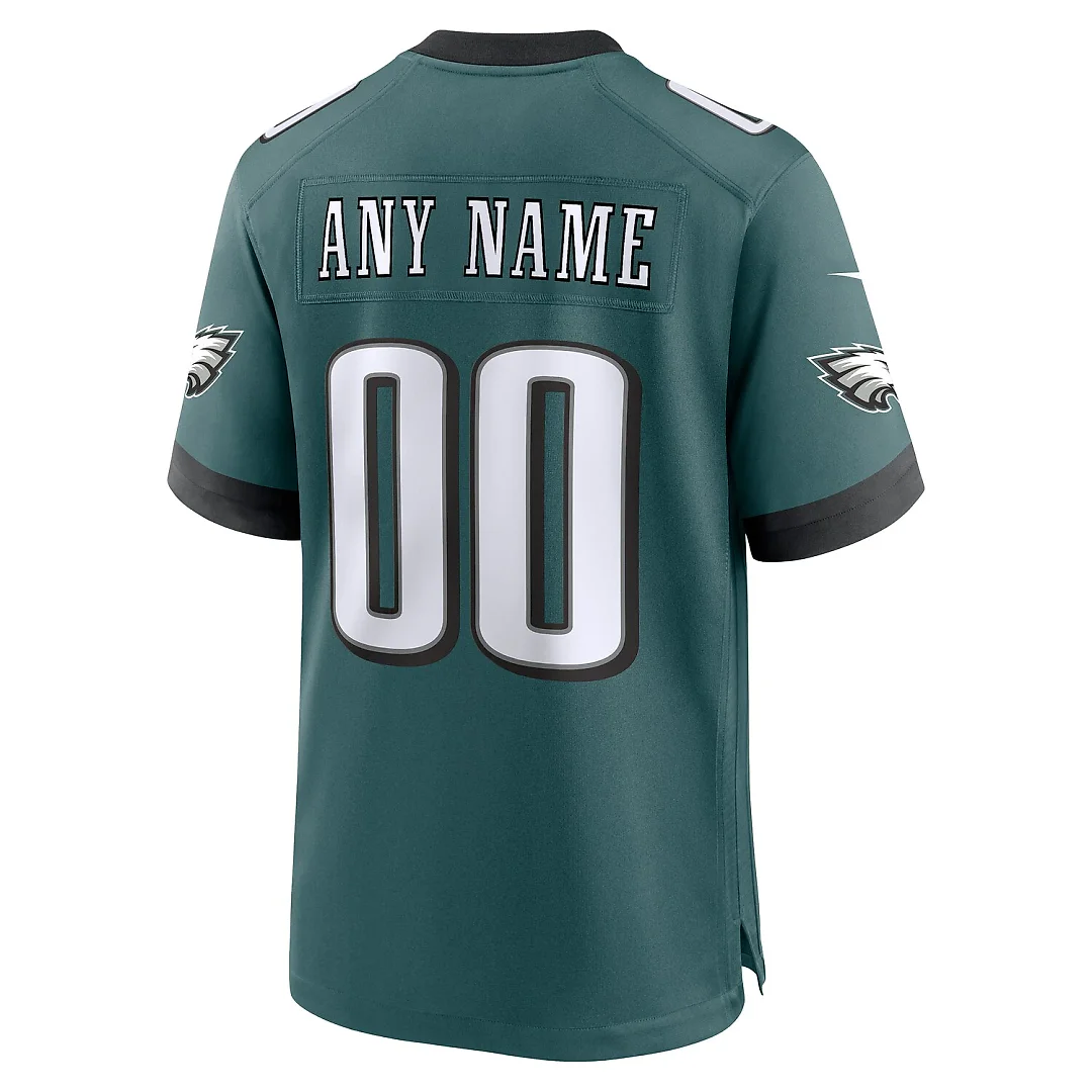 Zennovawear Philadelphia Eagles Custom Game Jersey - Midnight Green