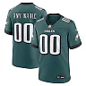 Zennovawear Philadelphia Eagles Team Custom Game Jersey - Midnight Green