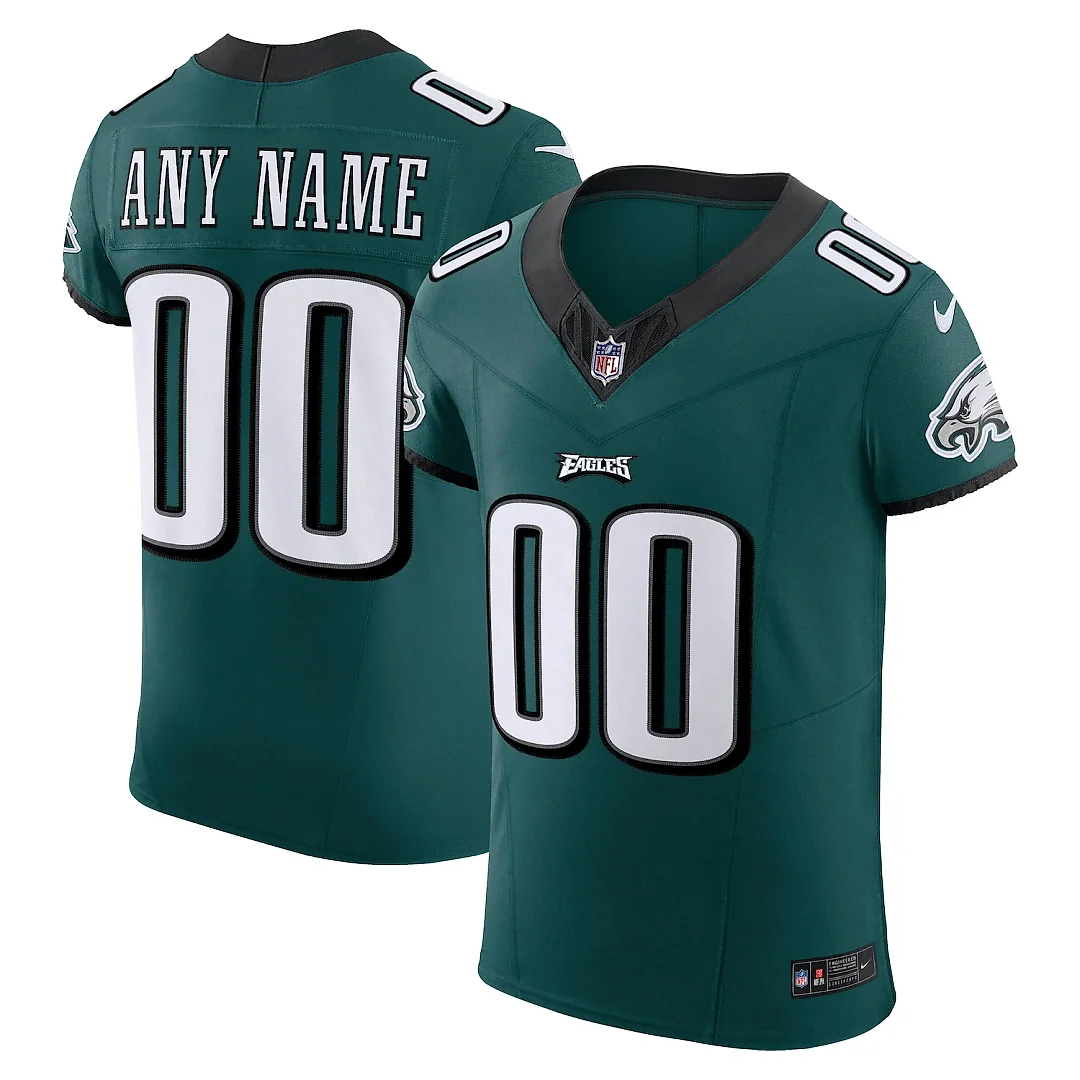 Zennovawear Philadelphia Eagles Vapor FUSE. Elite Custom Jersey - Midnight Green