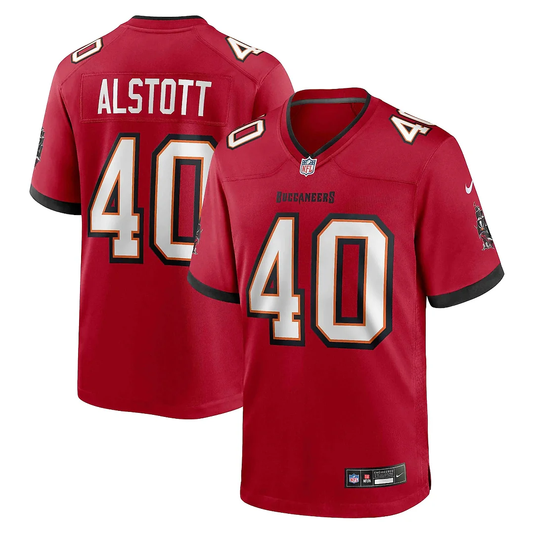 Zennovawear Mike Alstott Tampa Bay Buccaneers Retired Player Game Jersey - Red