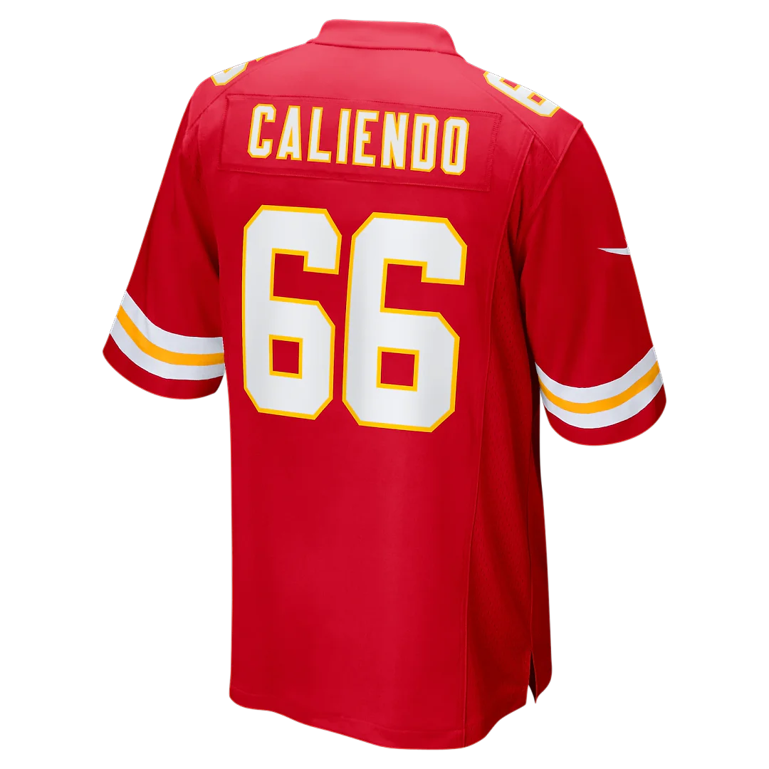 Zennovawear Mike Caliendo Kansas City Chiefs Game Player Jersey - Red