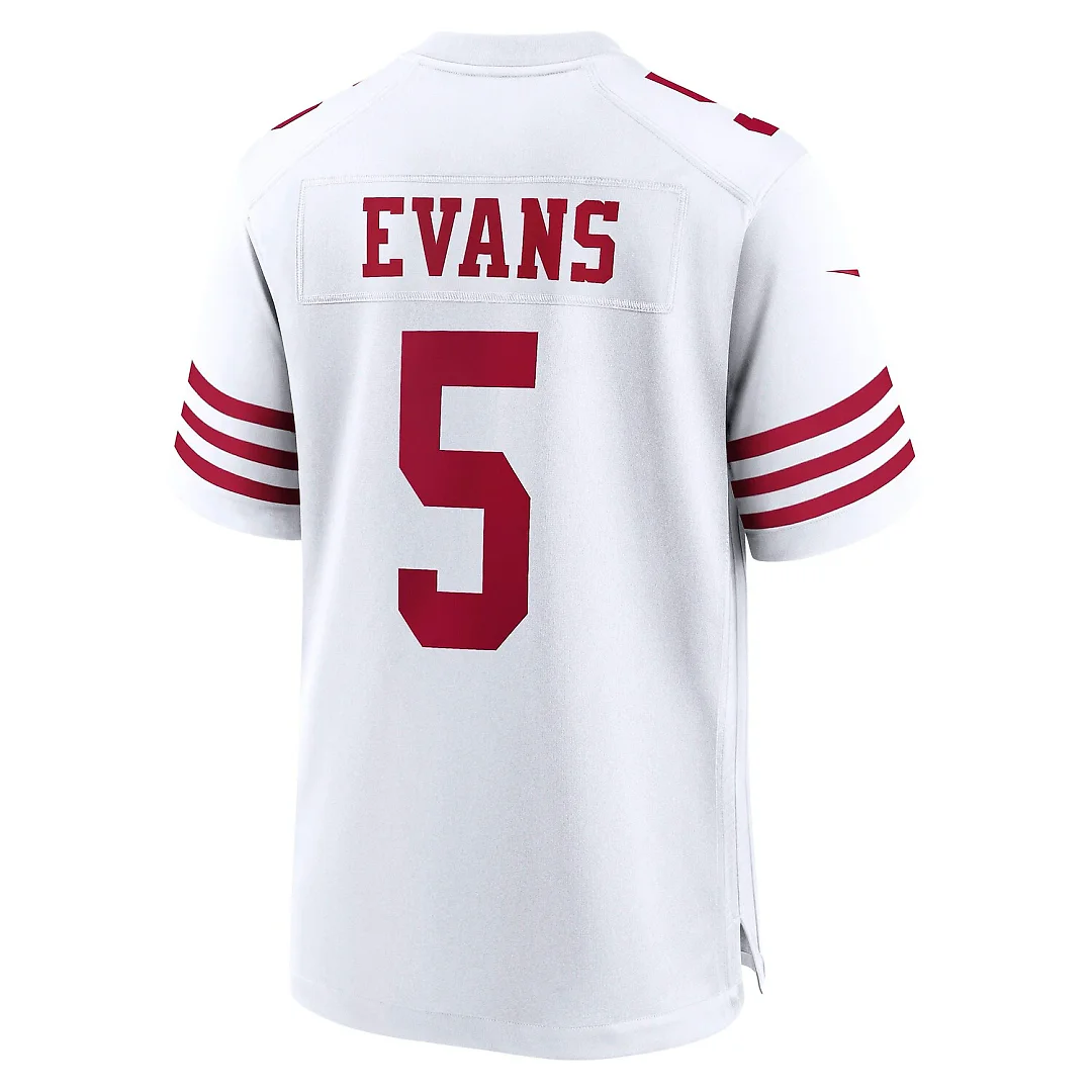 Zennovawear Mike Evans San Francisco 49ers Game Jersey - Men's White