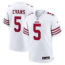 Zennovawear Mike Evans San Francisco 49ers Game Jersey - Men's White