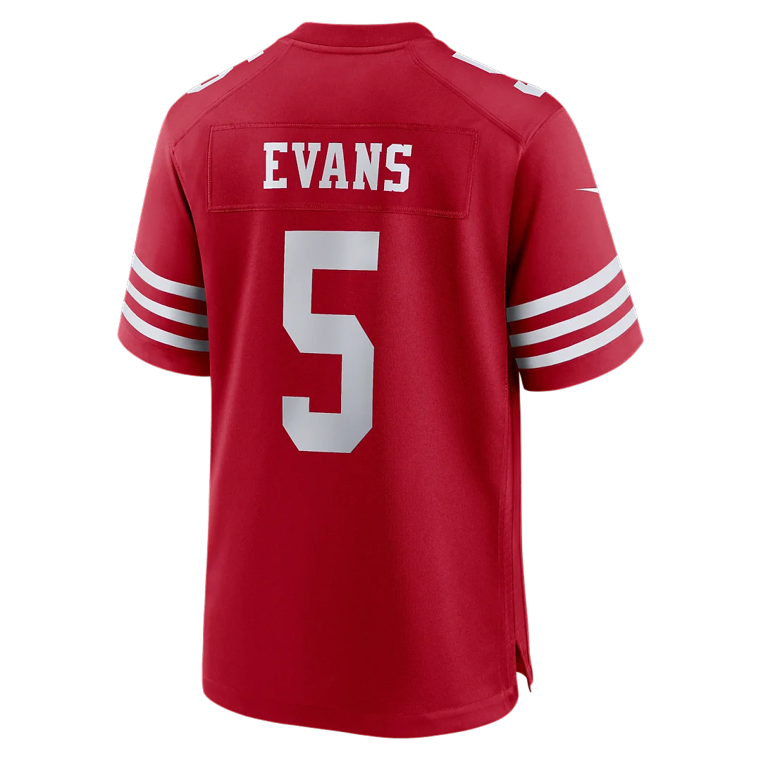 Zennovawear Mike Evans San Francisco 49ers 80th Anniversary Game Jersey - Scarlet