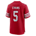 Zennovawear Mike Evans San Francisco 49ers 80th Anniversary Game Jersey - Scarlet
