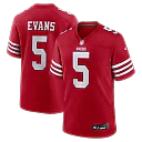 Zennovawear Mike Evans San Francisco 49ers Game Jersey - Scarlet