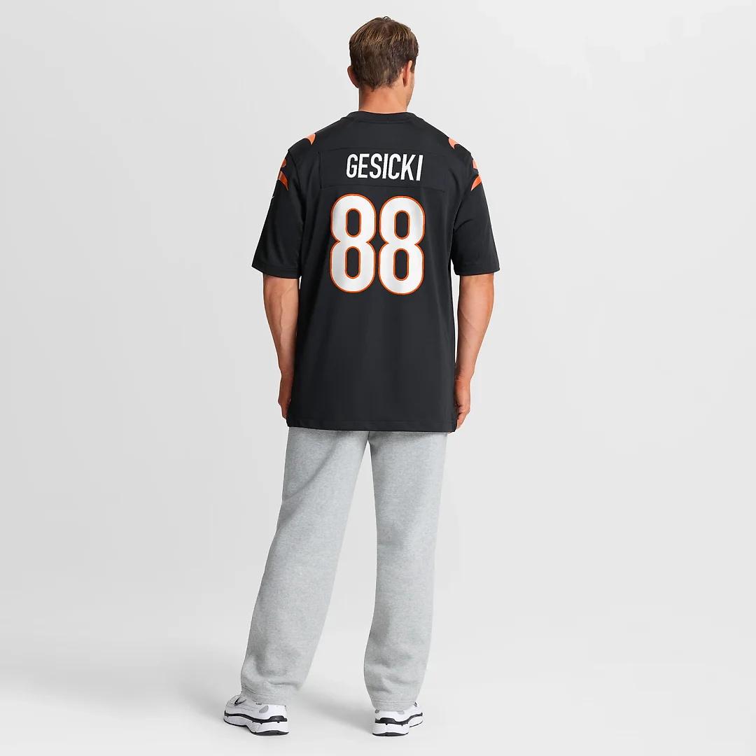Zennovawear Mike Gesicki Cincinnati Bengals Game Jersey - Black