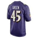 Zennovawear Mike Green Baltimore Ravens Team Game Jersey - Purple