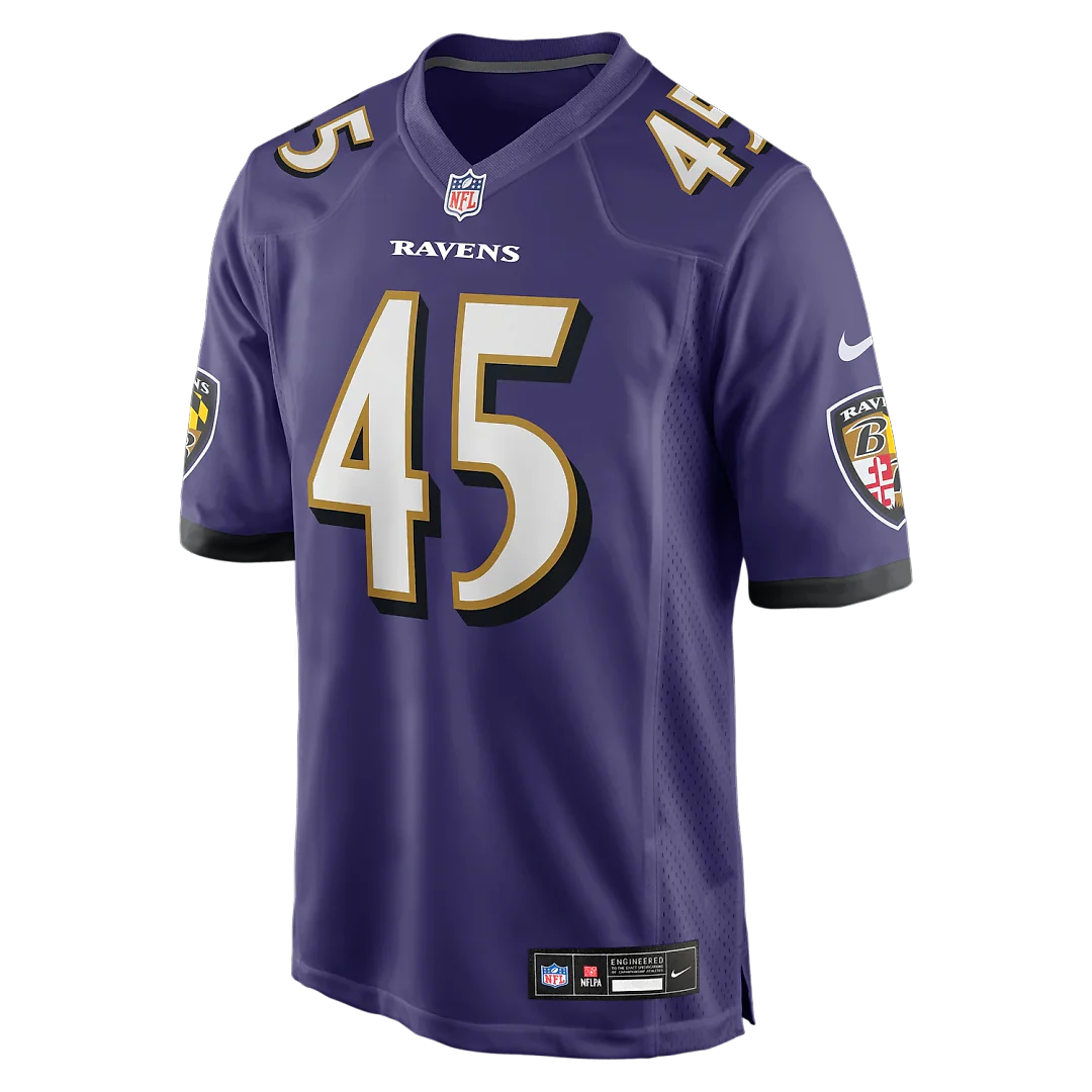 Zennovawear Mike Green Baltimore Ravens Team Game Jersey - Purple