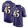 Zennovawear Mike Green Baltimore Ravens Team Game Jersey - Purple