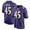 Zennovawear Mike Green Baltimore Ravens Team Game Jersey - Purple