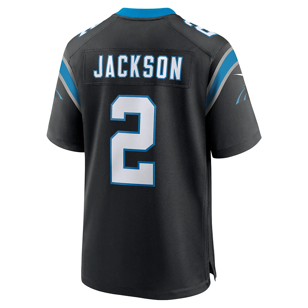 Zennovawear Mike Jackson Carolina Panthers Game Jersey - Black