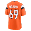 Zennovawear Mike McGlinchey Denver Broncos Team Game Jersey - Orange