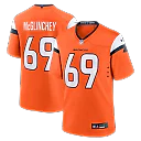 Zennovawear Mike McGlinchey Denver Broncos Team Game Jersey - Orange