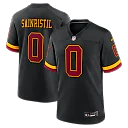 Zennovawear Mike Sainristil Washington Commanders Hail Raiser Alternate Game Jersey - Black