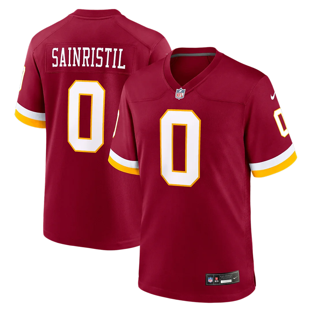 Zennovawear Mike Sainristil Washington Commanders Game Jersey - Burgundy