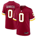 Zennovawear Mike Sainristil Washington Commanders Game Jersey - Burgundy