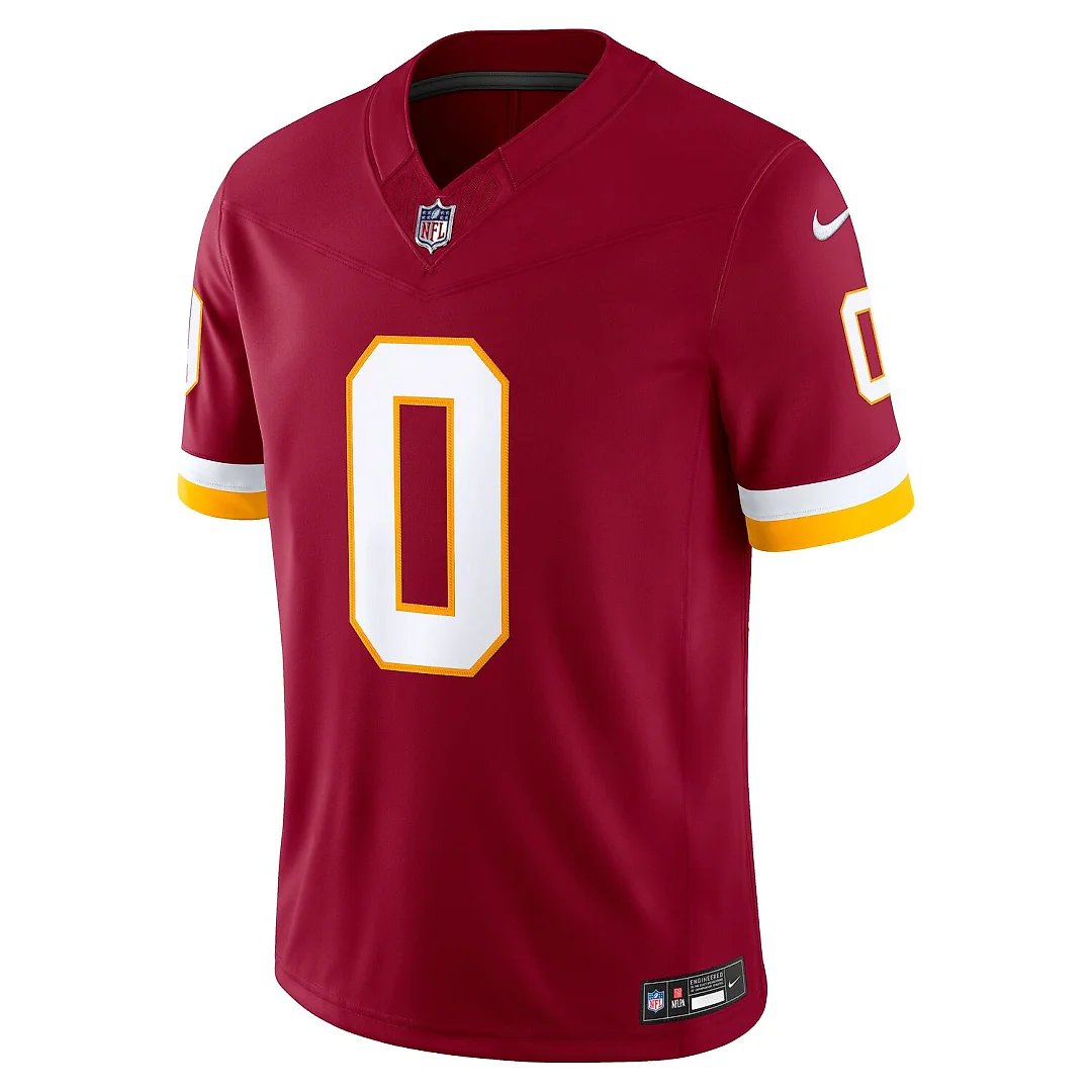 Zennovawear Mike Sainristil Washington Commanders Team Vapor FUSE. Stitched Limited Jersey - Burgundy