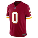 Zennovawear Mike Sainristil Washington Commanders Team Vapor FUSE. Stitched Limited Jersey - Burgundy