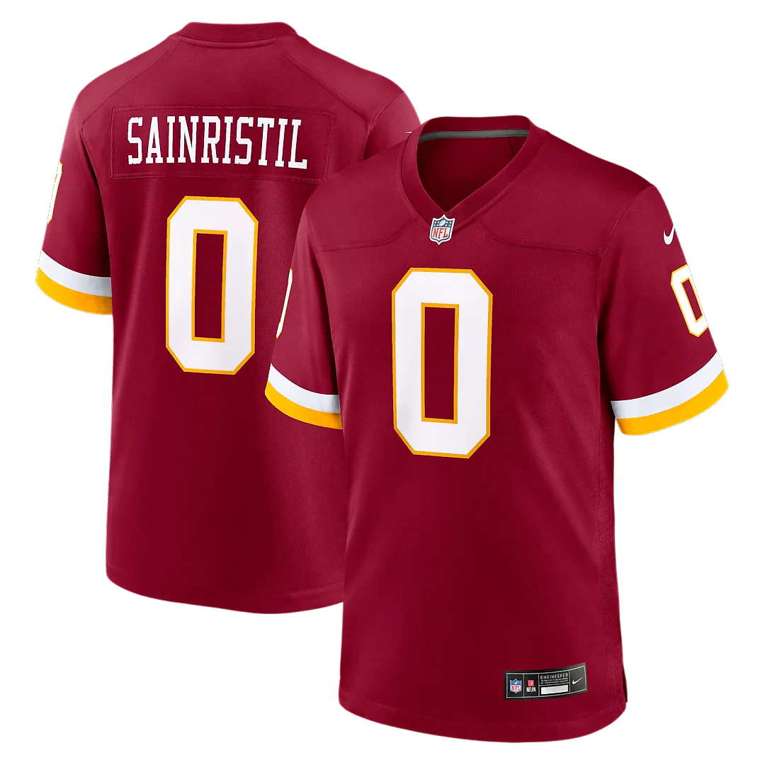 Zennovawear Mike Sainristil Washington Commanders Game Jersey - Burgundy