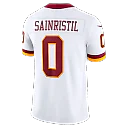 Zennovawear Mike Sainristil Washington Commanders Vapor FUSE. Stitched Limited Jersey - White