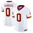 Zennovawear Mike Sainristil Washington Commanders Vapor FUSE. Stitched Limited Jersey - White