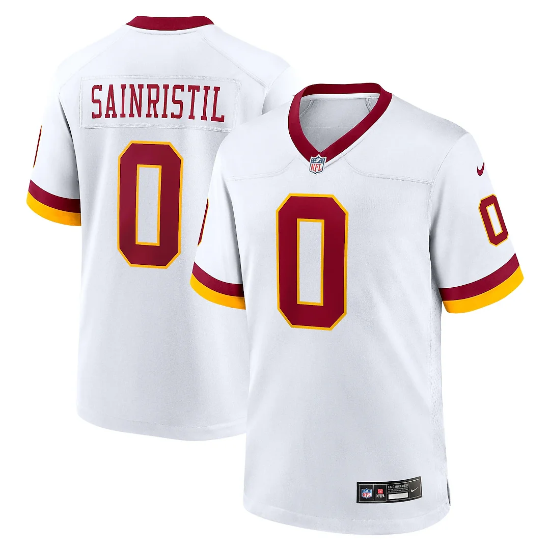 Zennovawear Mike Sainristil Washington Commanders Game Super Bowl Era Jersey - White