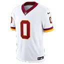 Zennovawear Mike Sainristil Washington Commanders Vapor FUSE. Stitched Limited Jersey - White