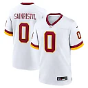 Zennovawear Mike Sainristil Washington Commanders Game Super Bowl Era Jersey - White