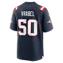Zennovawear Mike Vrabel New England Patriots Game Retired Player Jersey - Navy