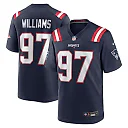 Zennovawear Milton Williams New England Patriots Game Player Jersey - Navy