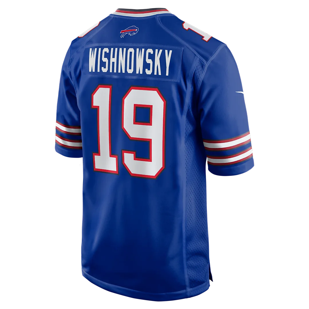 Zennovawear Mitch Wishnowsky Buffalo Bills Team Game Jersey - Royal