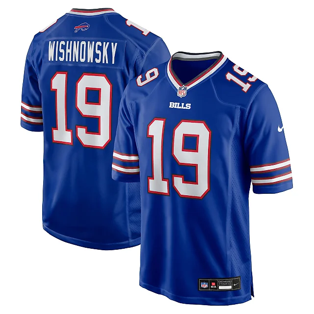 Zennovawear Mitch Wishnowsky Buffalo Bills Team Game Jersey - Royal