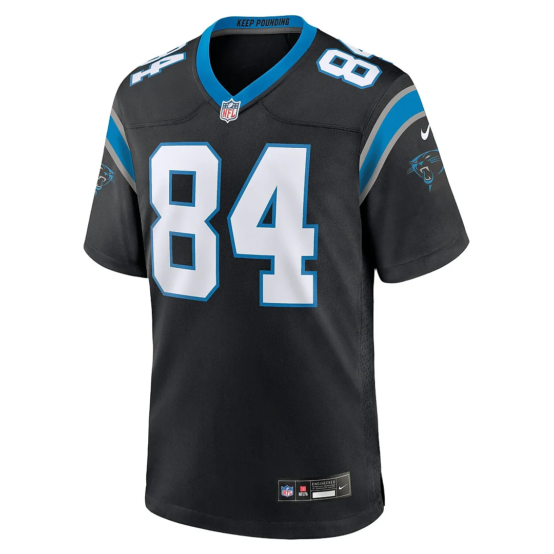 Zennovawear Mitchell Evans Carolina Panthers Team Game Jersey - Black