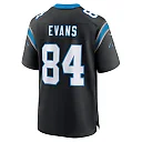 Zennovawear Mitchell Evans Carolina Panthers Team Game Jersey - Black